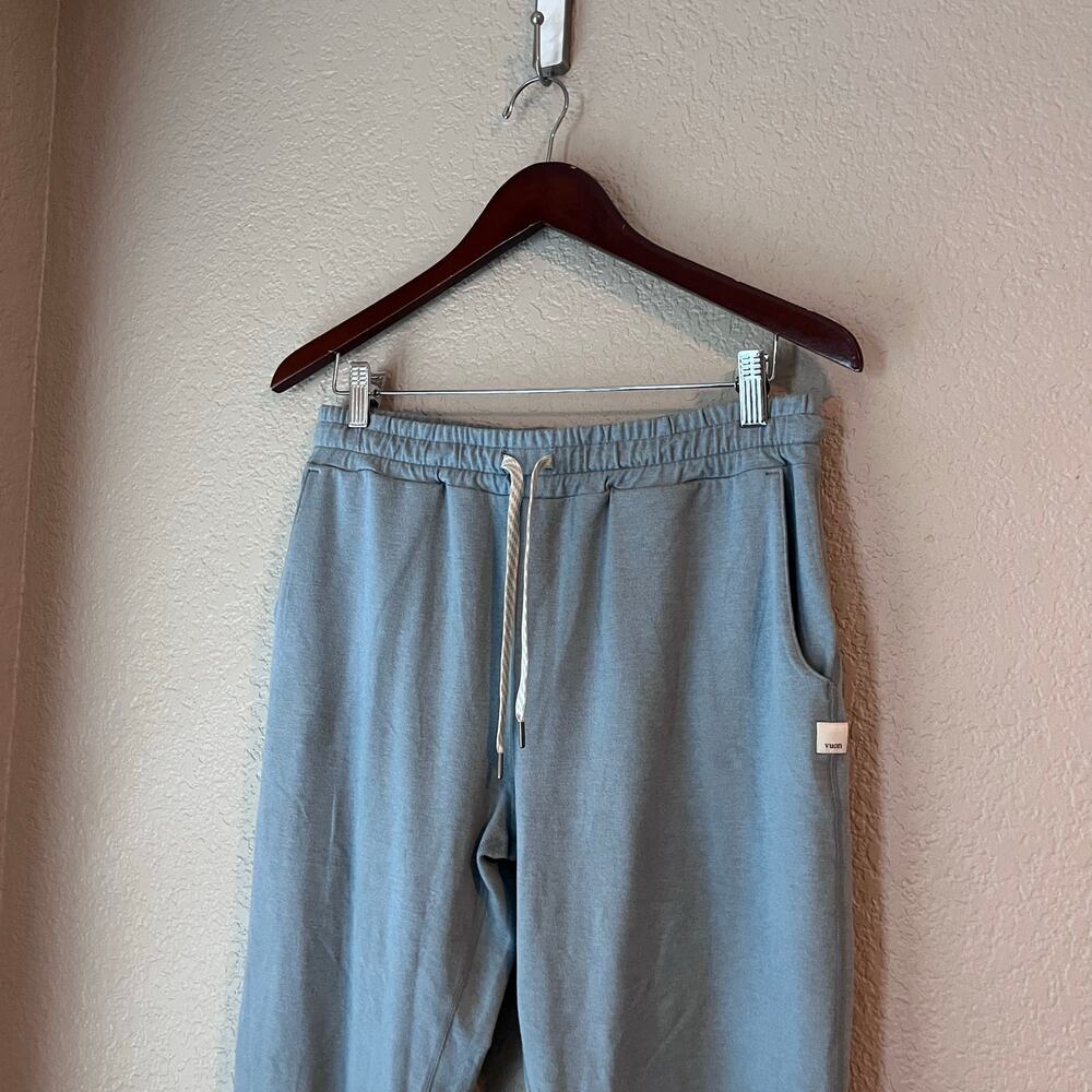 Vuori Performance Jogger Women’s DreamKnit Pants Heather Blue Soft Medium - Picture 3 of 9